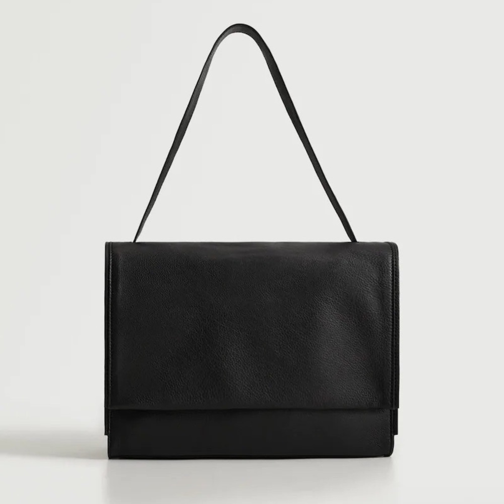Flap Leather Shoulder Bag